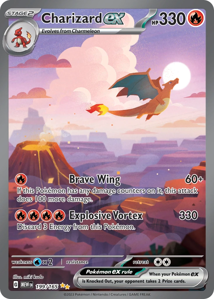 Charizard ex, Pokémon 151, card 199/165